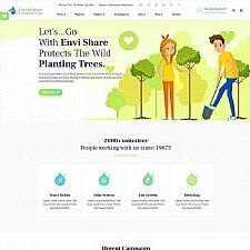 盒子云 - 环境生态保护公益网站模板 - 资源封面